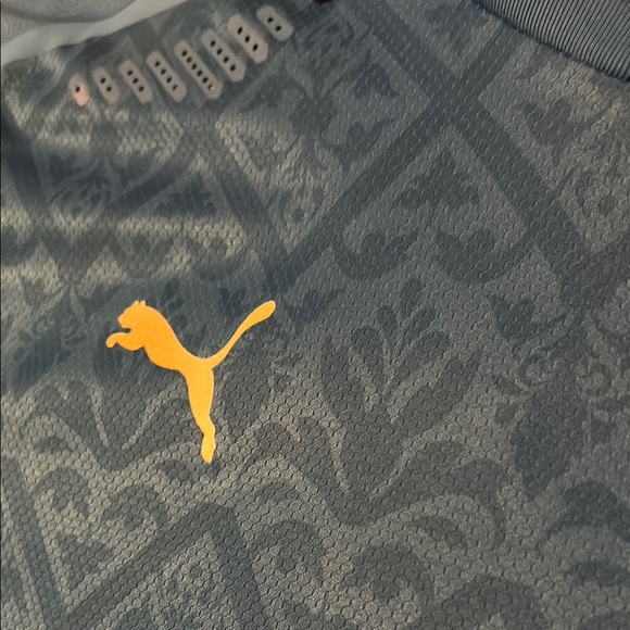 Puma Men's Blue Italy Soccer Jersey - Picture 4 of 5